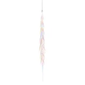 Pink Iridescent Contemporary Acrylic Icicle