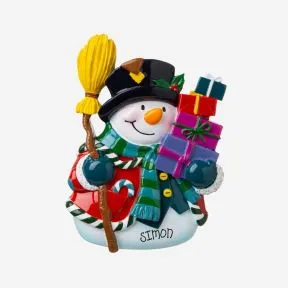 Snowman With Presents