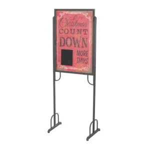 Iron Christmas Count Down Sign