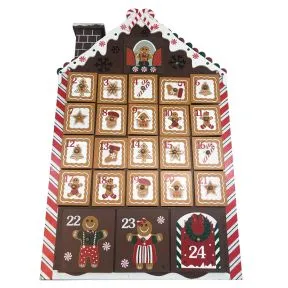 Wooden Light Up Christmas House Advent