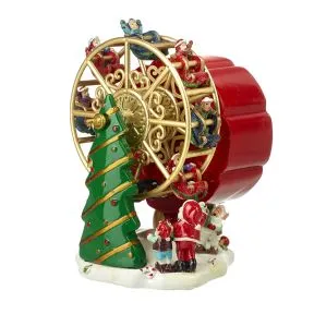 Spinning Santa Ferris Wheel