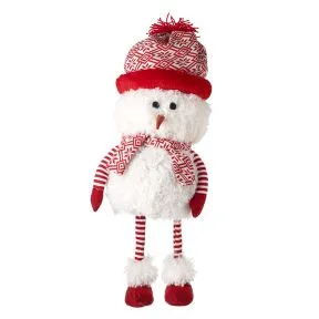 Large Wobble Snowman with Red Hat