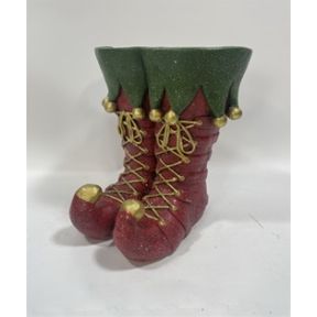 Large Rustic Christmas Boots