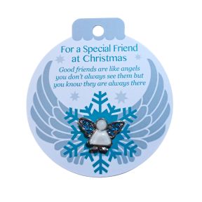 A Special Friend at Christmas Pin