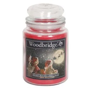 Night Before Christmas Orange Spice with Balsam Large Scented Jar Candle.