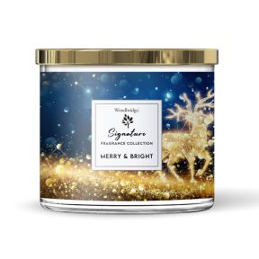 Merry & Bright Candle Tumbler with Chestnut, Clove & Vanilla notes.