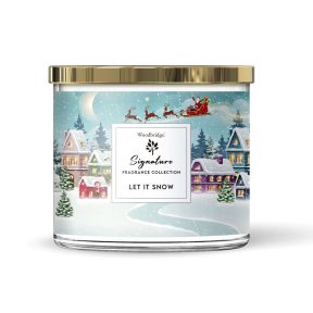 Let it Snow Candle Tumbler with notes of Cinnamon, Clove, Lemon & Cedar Tree
