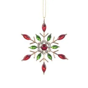 Jewelled Snowflake 9cm