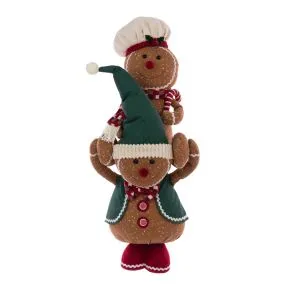 Gingerbread Couple Shoulder Ride.