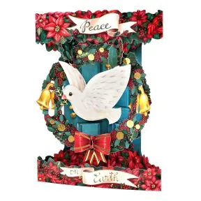 Peace on Earth 3D Christmas Swing Card