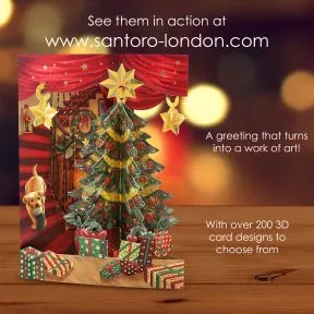 The Christmas Tree 3D Christmas Swing Card