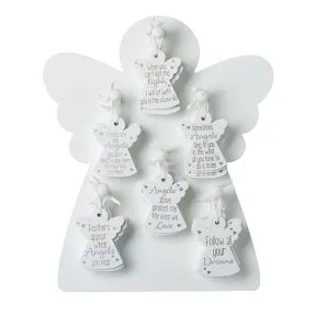 White Hanging Angel Set