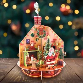 Deck The Halls Countdown, a 3D Pop Up Interactive Advent Calendar