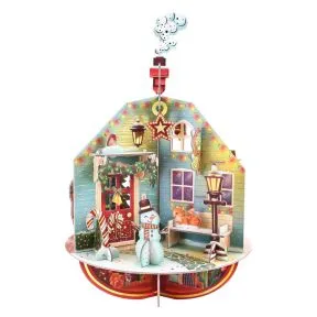 Deck The Halls Countdown, a 3D Pop Up Interactive Advent Calendar