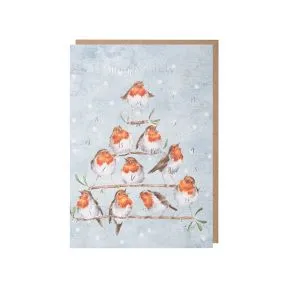 Rocking Robins Wrendale Advent Calendar Card