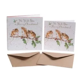 Wrendale Christmas Mice Boxed Christmas Card Set